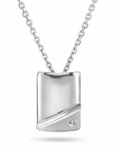 Arne Nordlie - Hvitt Gull dia. 0,01ct