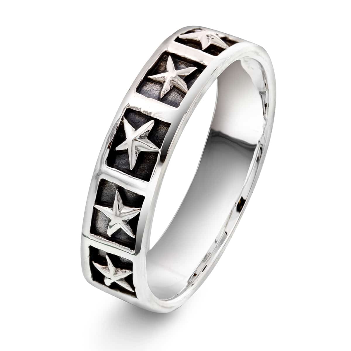 Arne Nordlie - Tommelring stjerner, sølv