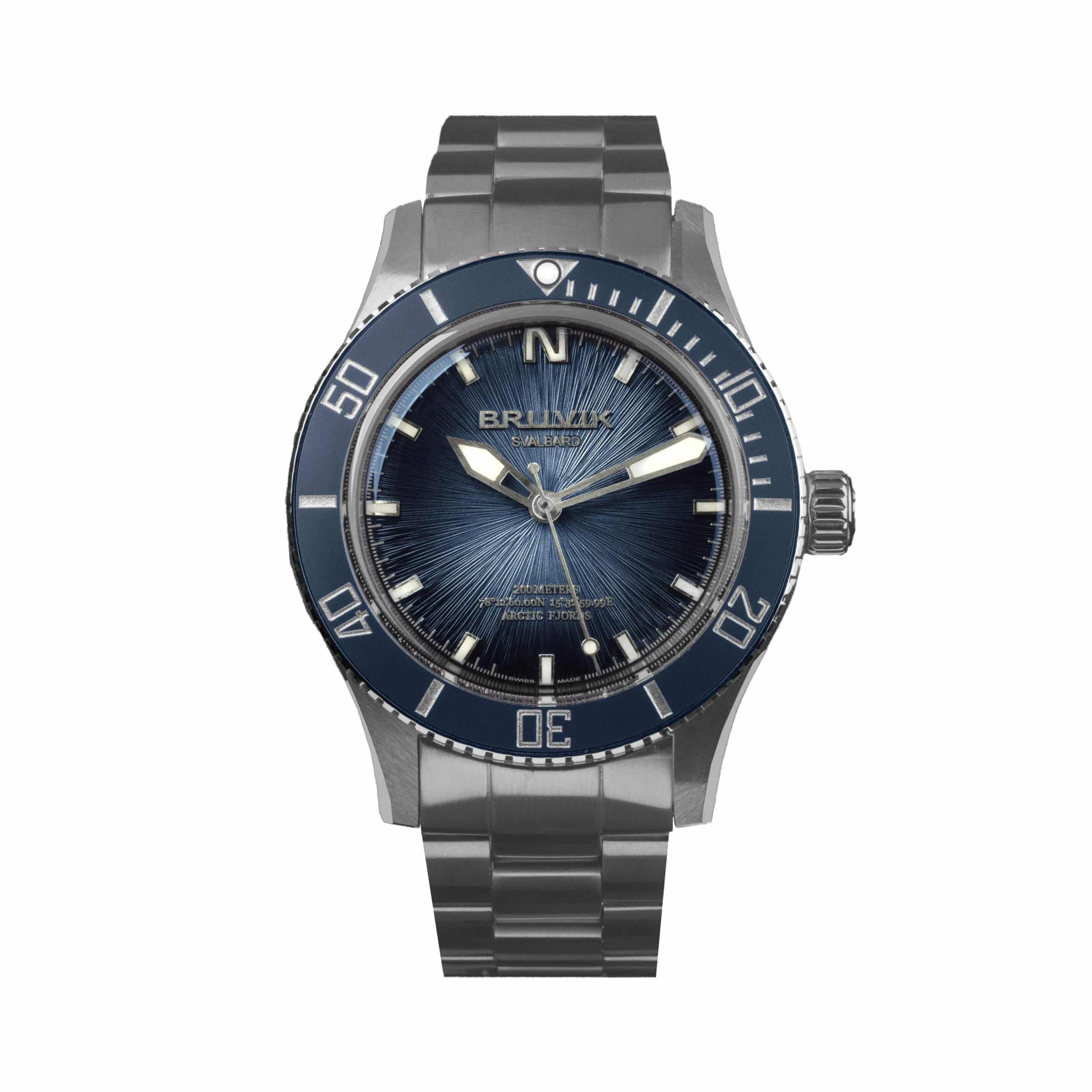 Bruvik Svalbard Arctic Fjords Blue Stream