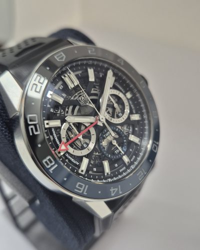 Alternative view of TAG Heuer Carrera Chronograph Twin-Time 45 mm – Steel & Ceramic