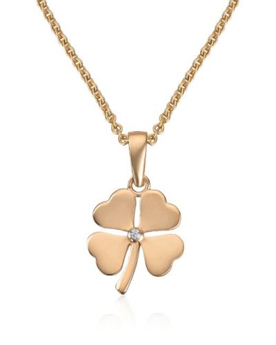 27622 ANHENG FIRKLØVER CZ 14K