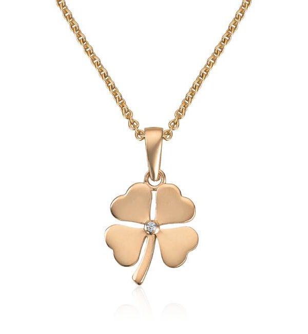 27622 ANHENG FIRKLØVER CZ 14K