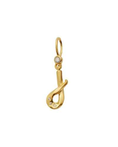 2780A J ALPHABET PENDANT