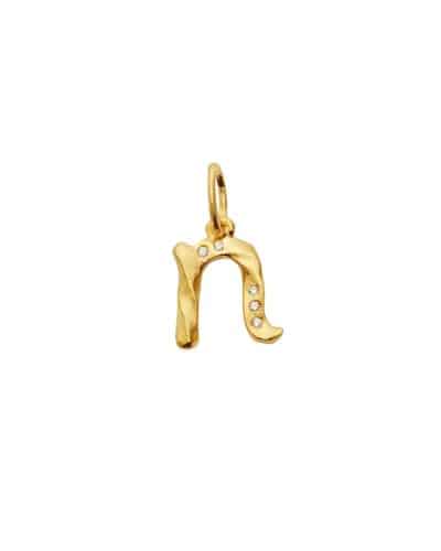 2784A N ALPHABET PENDANT