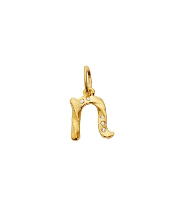 2784A N ALPHABET PENDANT
