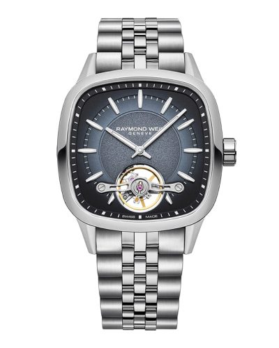 2790-ST-50051 RAYMOND WEIL FREELANCE SAFIR BLUE INDEX  STL BRACE