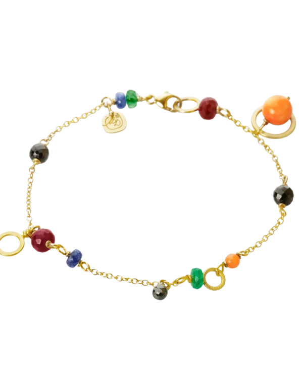 PIC4-A1106-3 PICCOLO SUNSET ARMBÅND. GUL