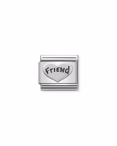 Nomination Composable Classic Friend Heart in Enamel