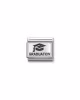 Nomination Charm, Composable Link, Graduation in Silver