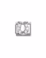 Nomination Composable Classic Link, CZ Horseshoe