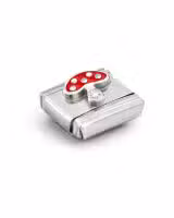 Nomination Charm, Composable Link, Silver Mushroom, CZ - Bilde 2