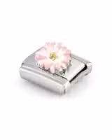Nomination Charm, Composable Link, Pink Flower - Bilde 2