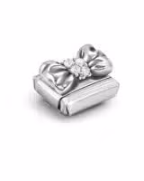 Nomination Charm, Composable Link, Bow with CZ, silver - Bilde 3
