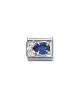 Nomination Composable Classic Link, Blue-White Drop