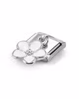 Nomination Charm, Composable Classic Link, Flower White Pendant - Bilde 3