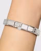 Nomination Charm, Composable Link, CZ Pavé Hearts 1 Pendant - Bilde 2