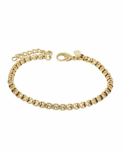 Arock John armbånd 4.5 matt gold