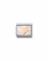 Nomination Charm, Composable Link, rose gold Heart