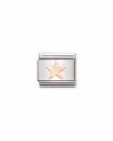 Nomination Charm, Composable Link, rose gold Star