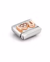 Nomination Charm, Composable Link, I Heart YOU with CZ - Bilde 2