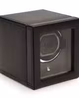 Wolf Cub Single Watch Winder with Cover - Black - Bilde 3
