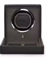 Wolf Cub Single Watch Winder with Cover - Black - Bilde 4