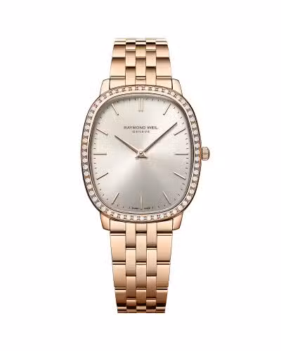 5280-P5S-64001 TOCCATA GENTS - OVALE - QUARTZ ROSE ROSE - DIAMON