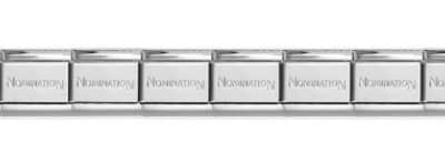 Alternative view of Nomination Composable Classic Base Bracelet in stainless steel with silver logo link