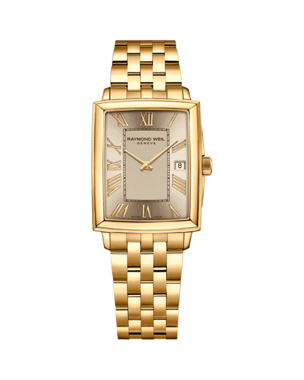 5925-P-00100 RW TOCCATA LADY QUARTZ SQ. CHAMP DIAL ROM, GLD BRAC