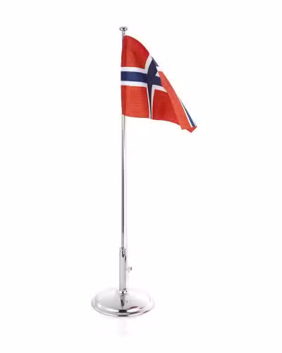 6339 FLAGGSTANG TINN NØYTRAL 39 CM