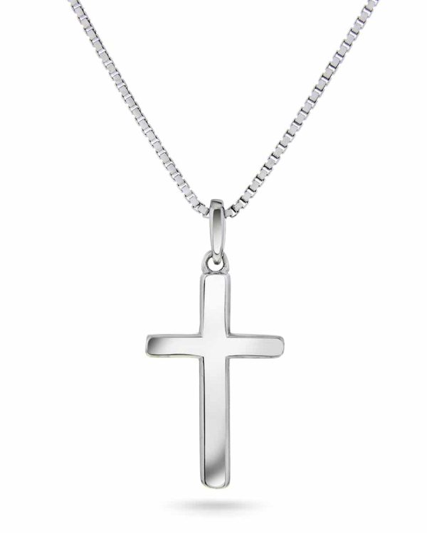 67812 ANHENG SØLV KORS 12X18 MM