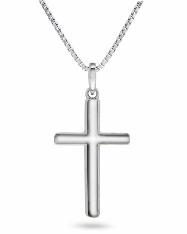 67813 ANHENG SØLV KORS 14X22 MM