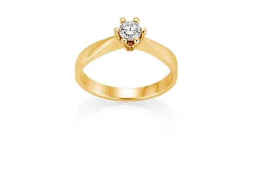 Diamantring MARGRETE 0,15CT TWSI