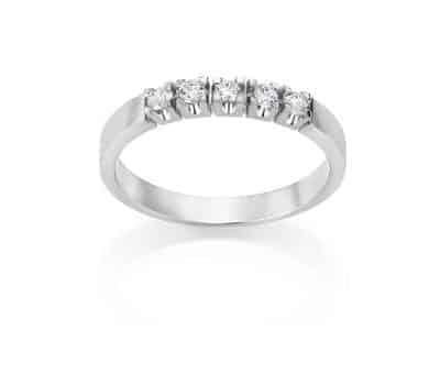 ALLIANSERING 5 X 0.10CT