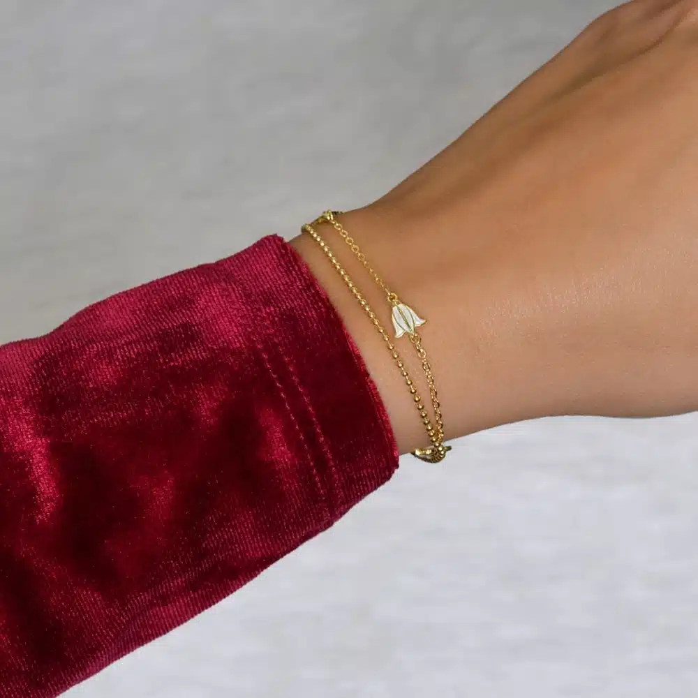 Armbånd med Hvit blåklokke - Bilde 2
