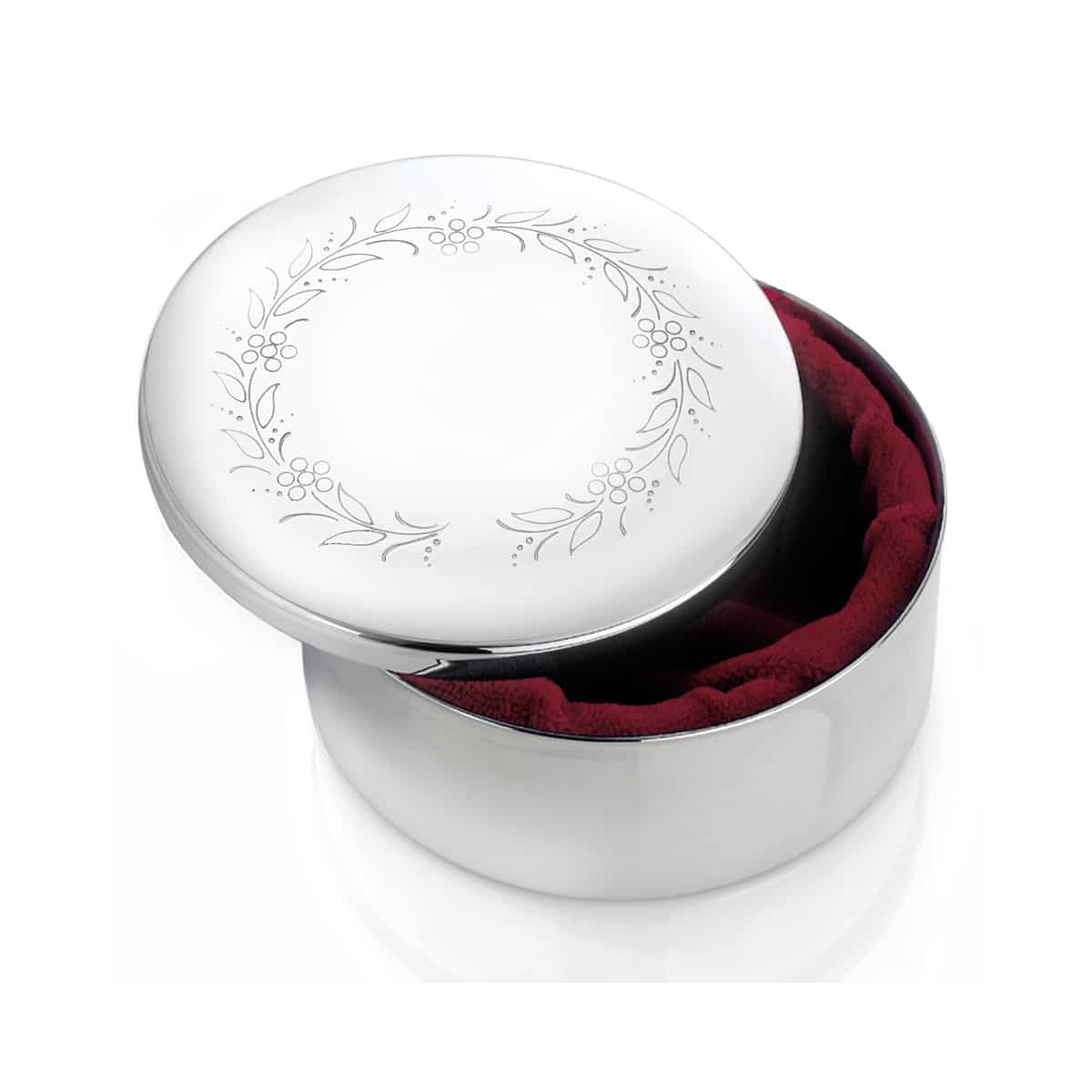 EIK Barn - Smykkeskrin i sølv med blomsterkrans - Bilde 2