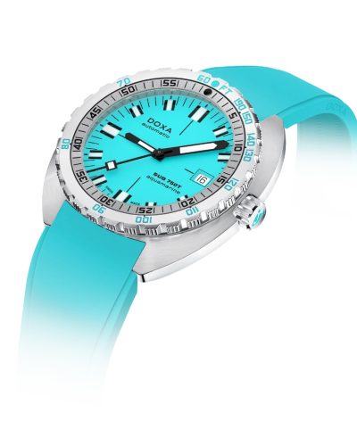 Alternative view of Doxa SUB 750T Aquamarine 45mm - 825.10.241.25
