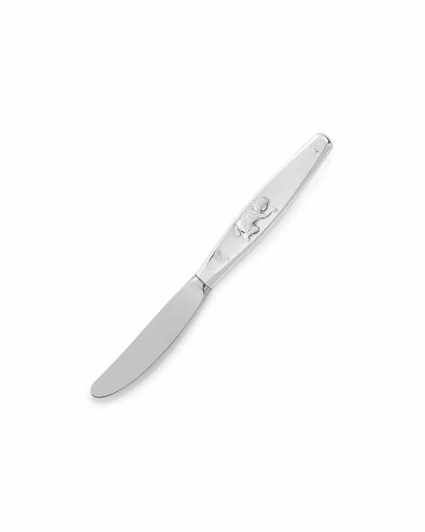 EIK Barn - Du som metter liten fugl Barnekniv i sølv, til pike