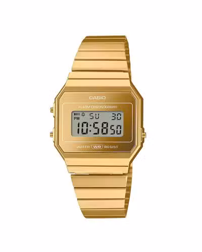 Casio A700WEVG-9AEF – Gul/gulltonet klokke