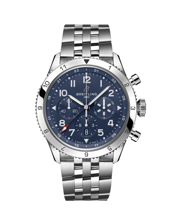 Breitling Super Avi B04 Chronograph GMT 46 Tribute To Vought F4u Corsair - AB04451A1C1A1