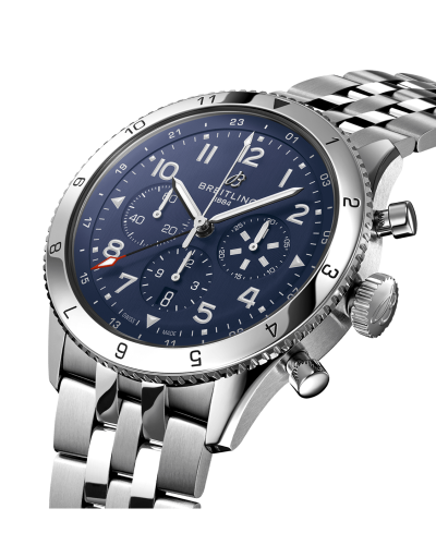 Alternative view of Breitling Super Avi B04 Chronograph GMT 46 Tribute To Vought F4u Corsair - AB04451A1C1A1