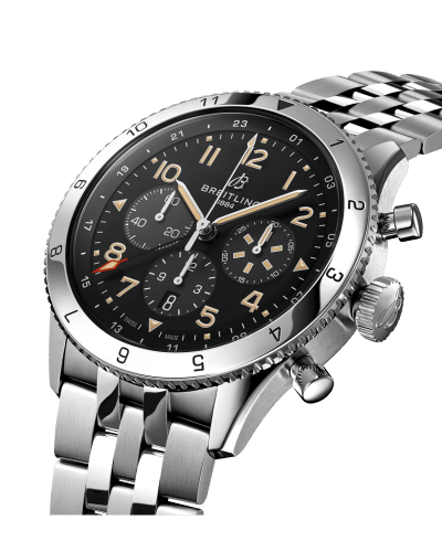 Alternative view of Breitling Super Avi B04 Chronograph GMT 46 P-51 Mustang - AB04453A1B1A1
