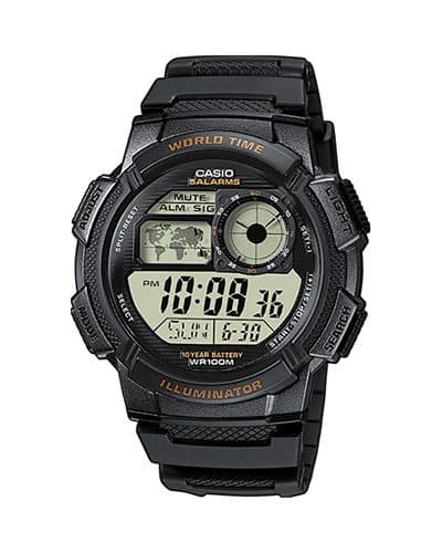 Casio AE-1000W-1AVEF – Sort/mørk klokke