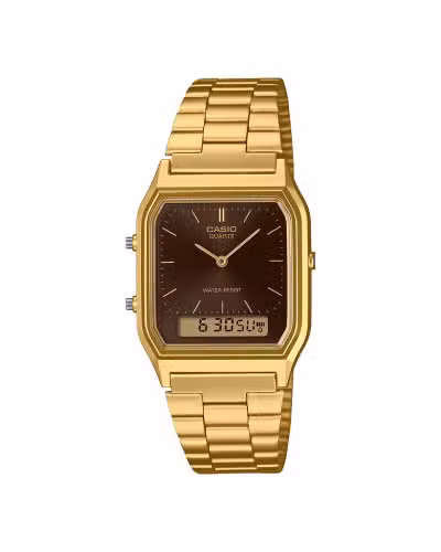 Casio AQ-230GA-5AMQYES – Brun/beige klokke