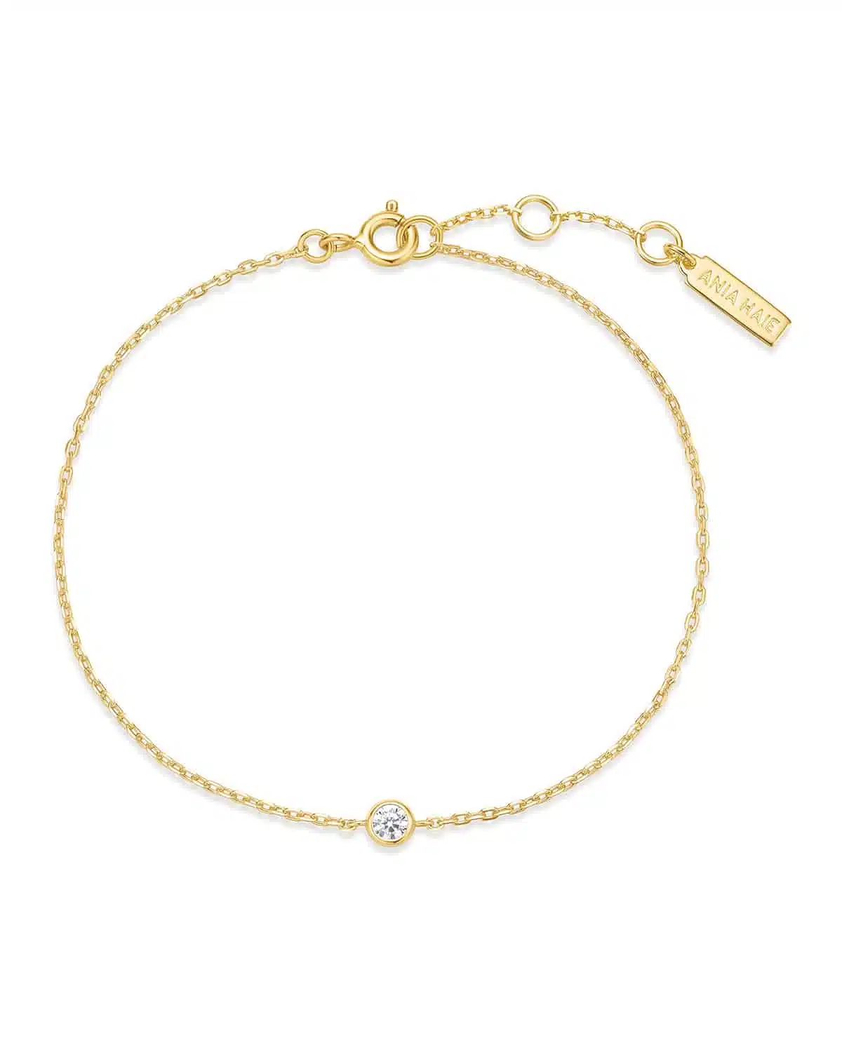 Ania Haie Gold Sparkle Bezel Bracelet - Bilde 3