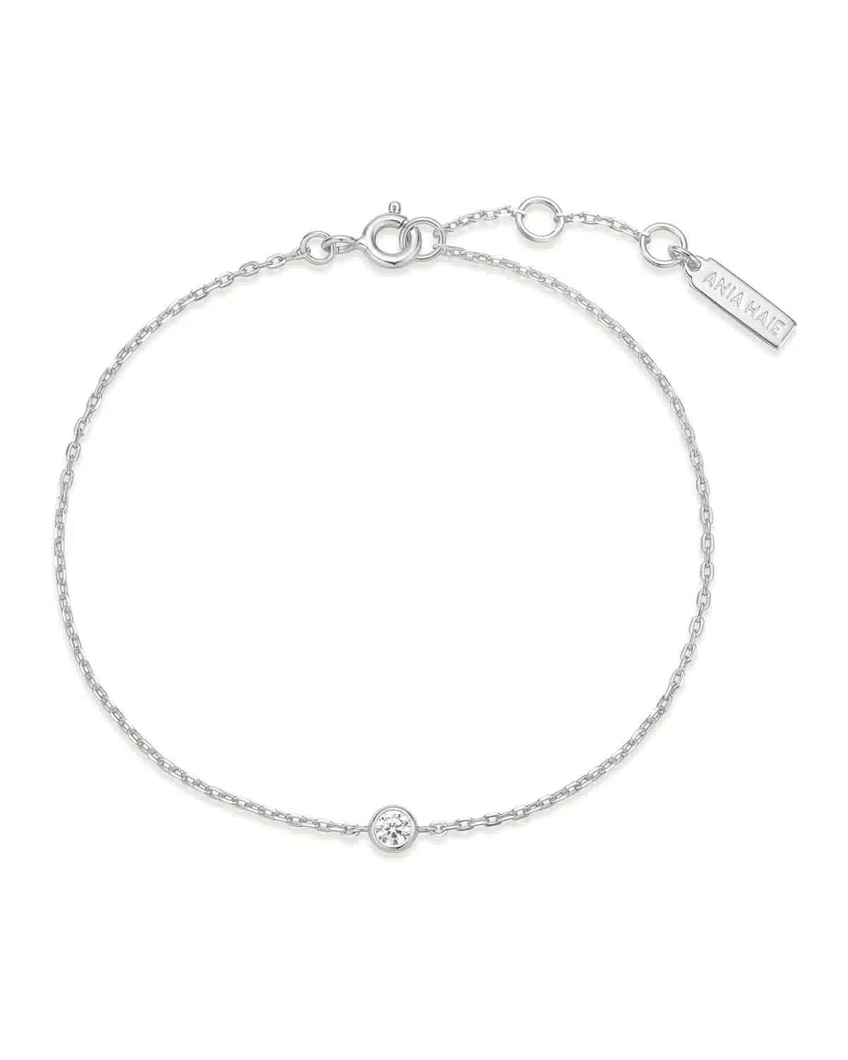 Ania Haie Silver Sparkle Bezel Bracelet - Bilde 3