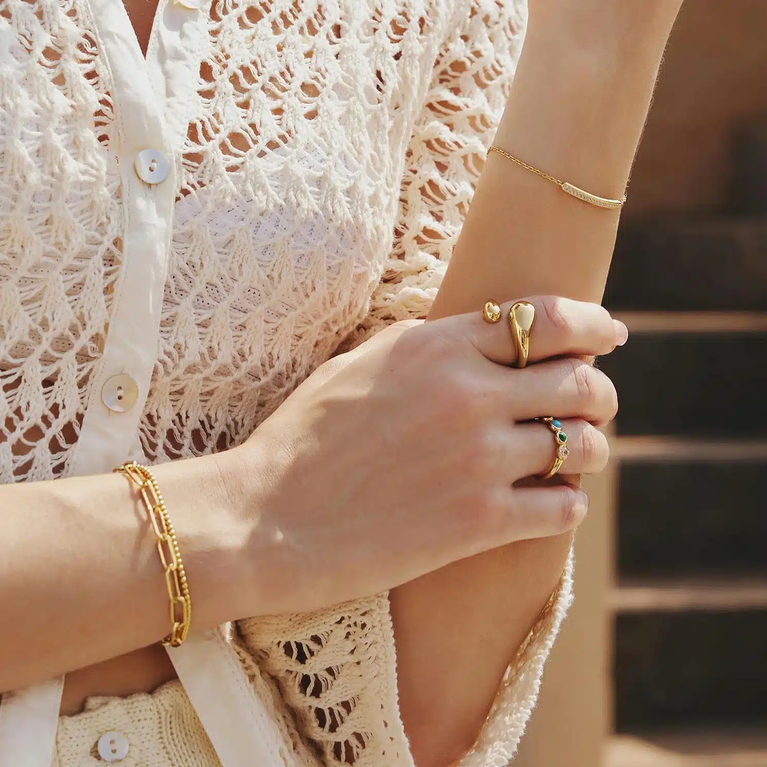 Ania Haie Gold Beaded Bracelet - Bilde 3