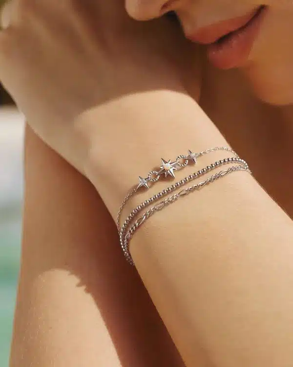 Alternative view of Ania Haie Silver Beaded Bracelet
