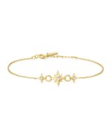 Ania Haie Gold Linked Star Bracelet