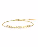 B075-06G ANIA HAIE GOLD GRADUATED TRIOS BRACELET B075-06G
